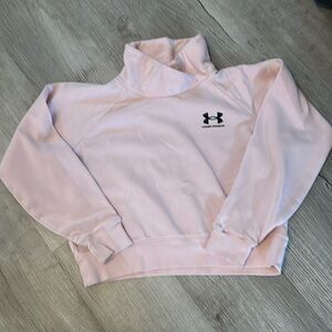 UA funnel neck cropped sweatshirt